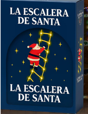 PAPA NOEL EN ESCALERA